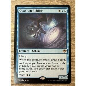 Quantum Riddler Edge of Eternities Regular Version Mtg Magic The Gathering RARE